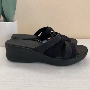 New Skechers Pier Lite Fading Sun Wedge Sandals Woman’s 10